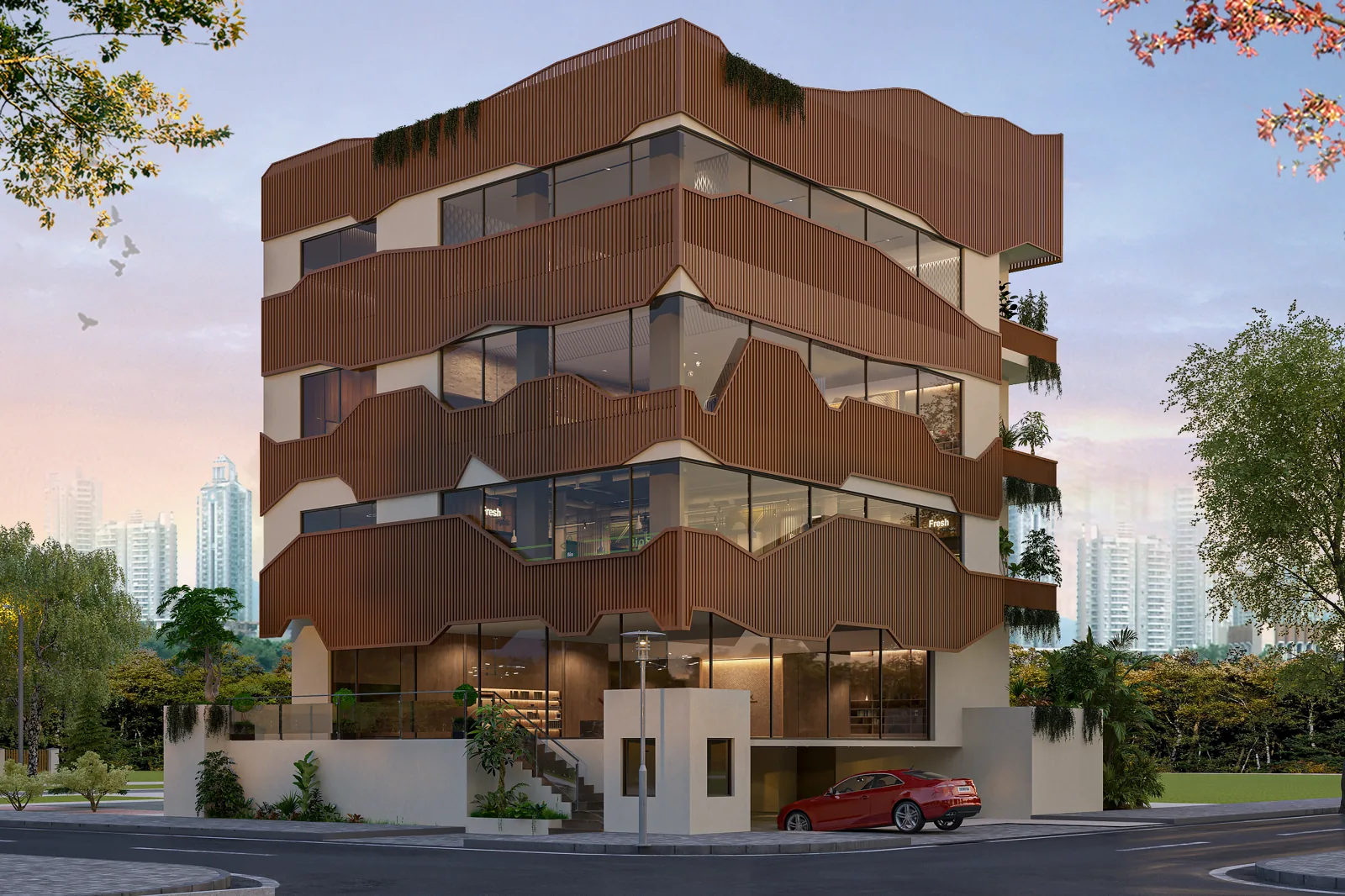 FOUR 94 front elevation (artist's impression)